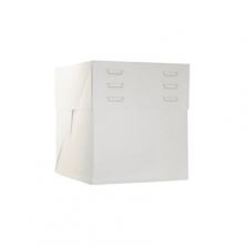 Picture of WHITE CAKE BOX EXTRA TALL 20 X 20 X 20 UP TO 30CM